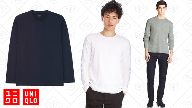 Soft Touch Crewneck Long-Sleeve T-Shirt | $6 | Uniqlo